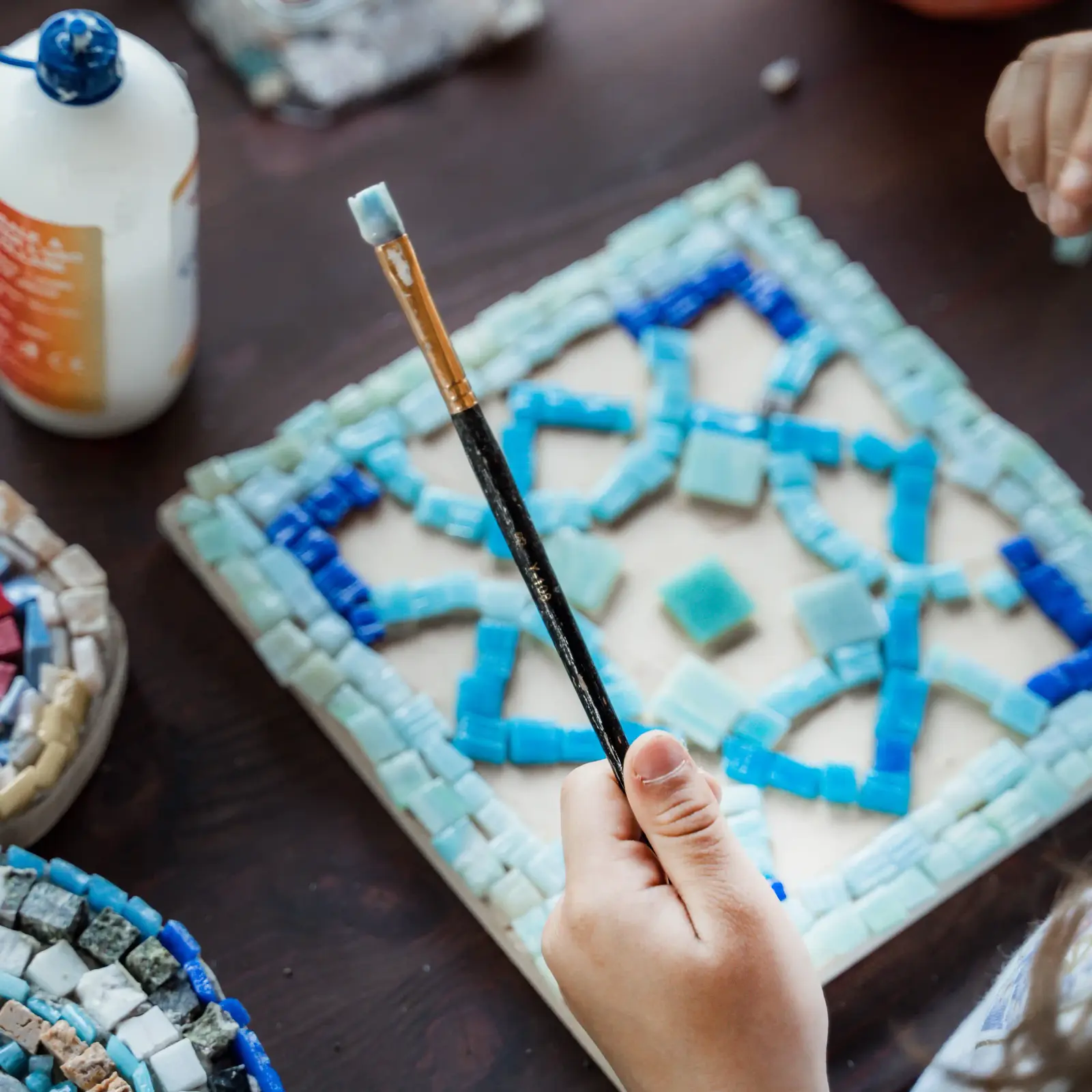 Mosaico azzurro Mosaico azzurro