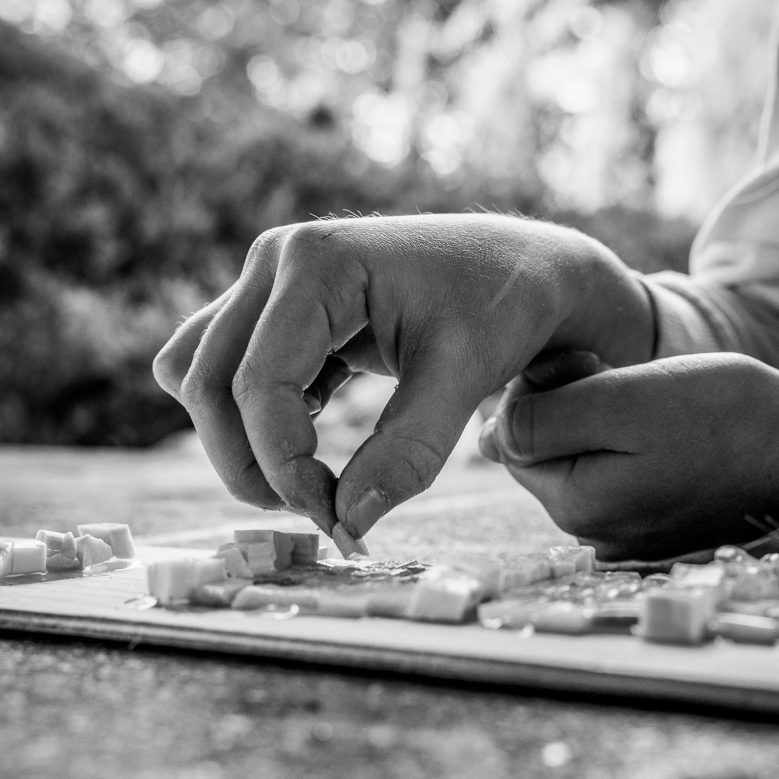 Mosaico mani Mosaico mani